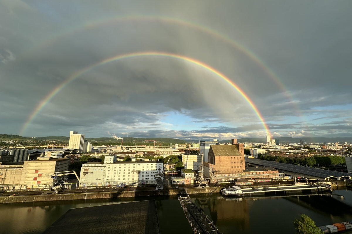 Doppelter Regenbogen